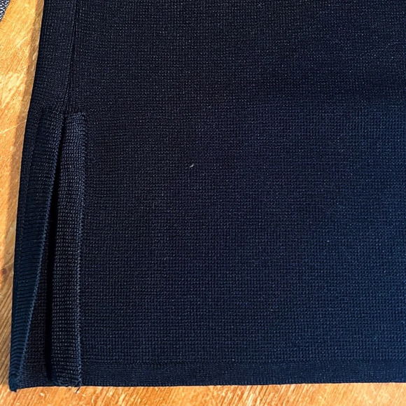 Thom Smith Atelier XXI Black Pant Stretch Wide Leg Side Zip Medium - Picture 7 of 9